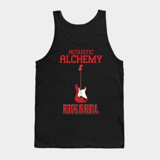 Acoustic Alchemy Red Dust & Spanish Lace Tank Top